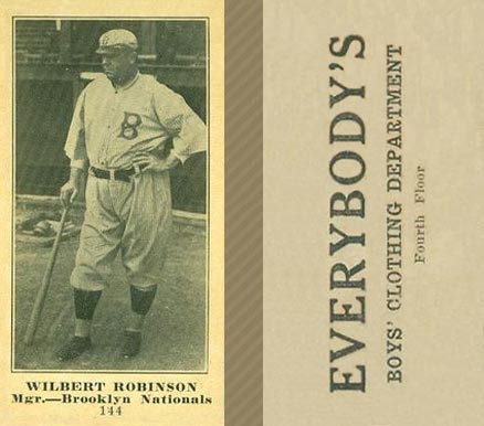 1916 Everybody's Wilbert Robinson #144 Baseball Card