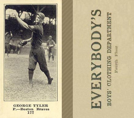 1916 Everybody's Jim Scott #158 Baseball Card