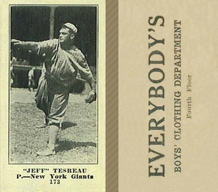 1916 Everybody's Jeff Tesreau #173 Baseball Card