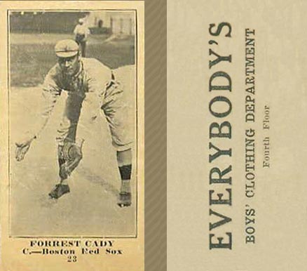 1916 Everybody's Forrest Cady #25 Baseball Card