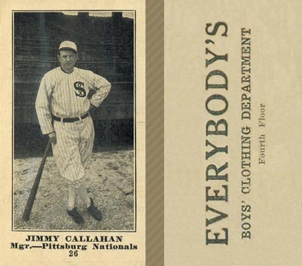 1916 Everybody's Jimmy Callahan #26 Baseball Card