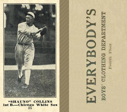 1916 Everybody's Shauno Collins #35 Baseball Card