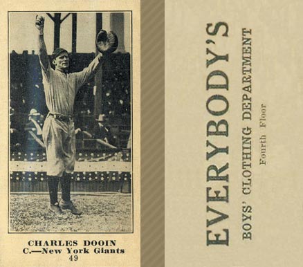 1916 Everybody's Charles Dooin #49 Baseball Card