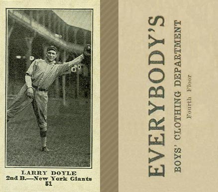 1916 Everybody's Larry Doyle #51 Baseball Card
