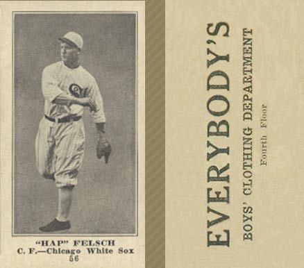 1916 Everybody Hap Felsch #56 Baseball Card