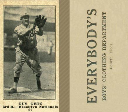 1916 Everybody's Gus Getz #67 Baseball Card