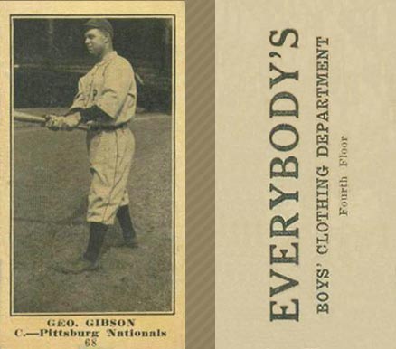 1916 Everybody's Geo. Gibson #68 Baseball Card