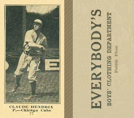 1916 Everybody Roy Hartzell #77 Baseball Card