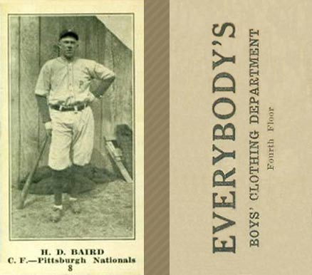 1916 Everybody's H. D. Baird #8 Baseball Card