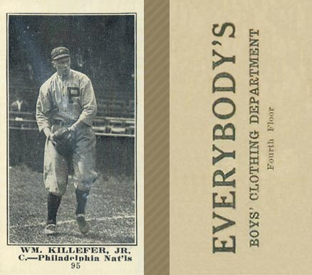 1916 Everybody's Wm. Killefer, Jr. #95 Baseball Card