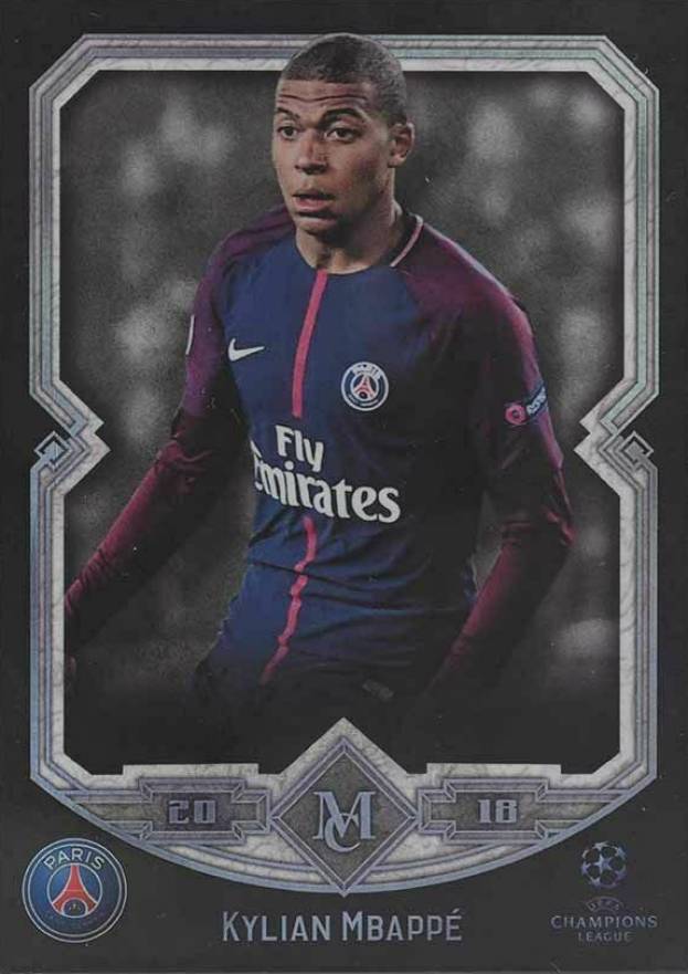 2017 Topps Museum Collection UEFA Champions League Kylian Mbappe #31 Soccer Card