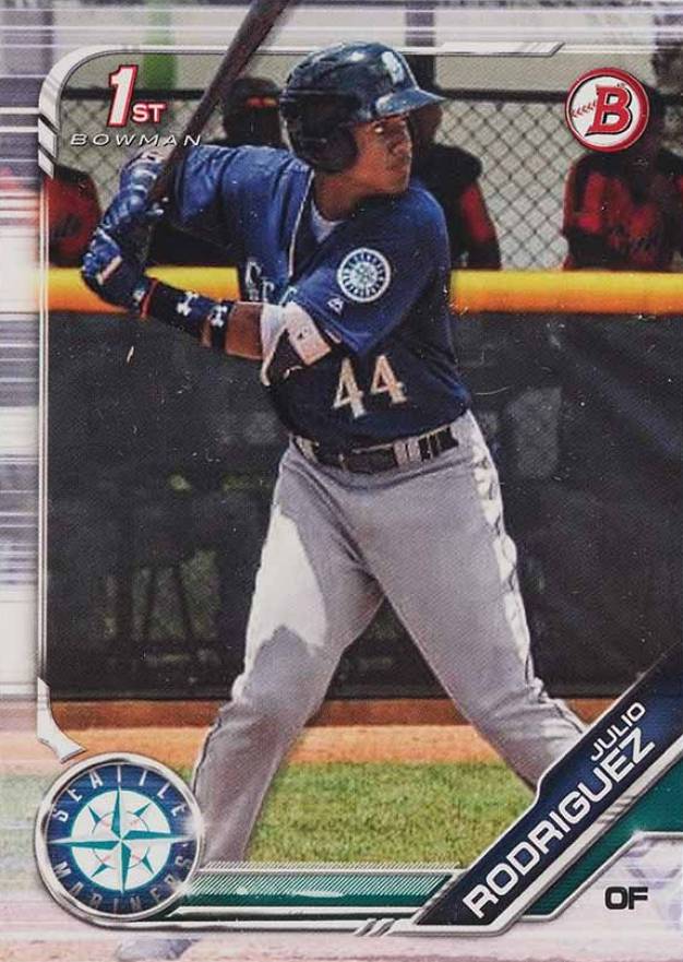 2019 Bowman Paper Prospects Julio Rodriguez #BP33 Baseball Card