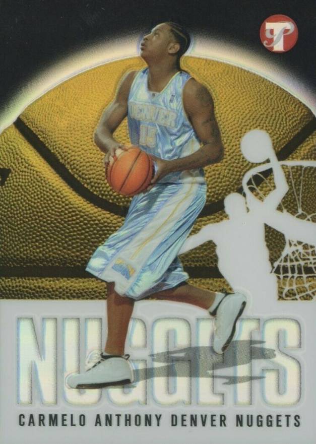2003 Topps Pristine Carmelo Anthony #107 Basketball Card