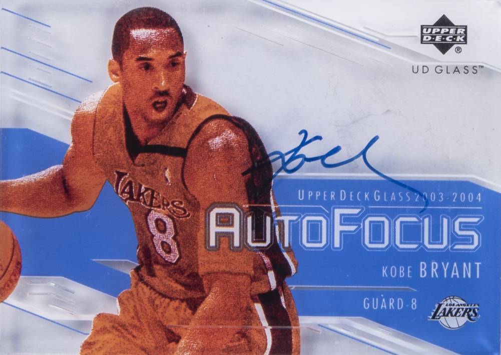2003 Upper Deck Glass Auto Focus  Kobe Bryant #KB Basketball Card