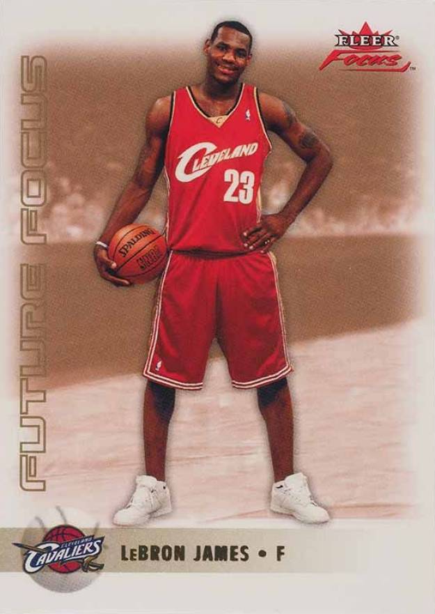 2003 Fleer Focus LeBron James #137 Basketball Card