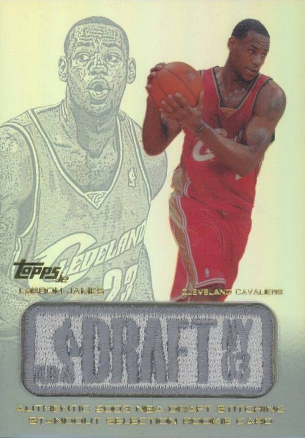 2003 Topps Jersey Edition LeBron James #JELJ Basketball Card