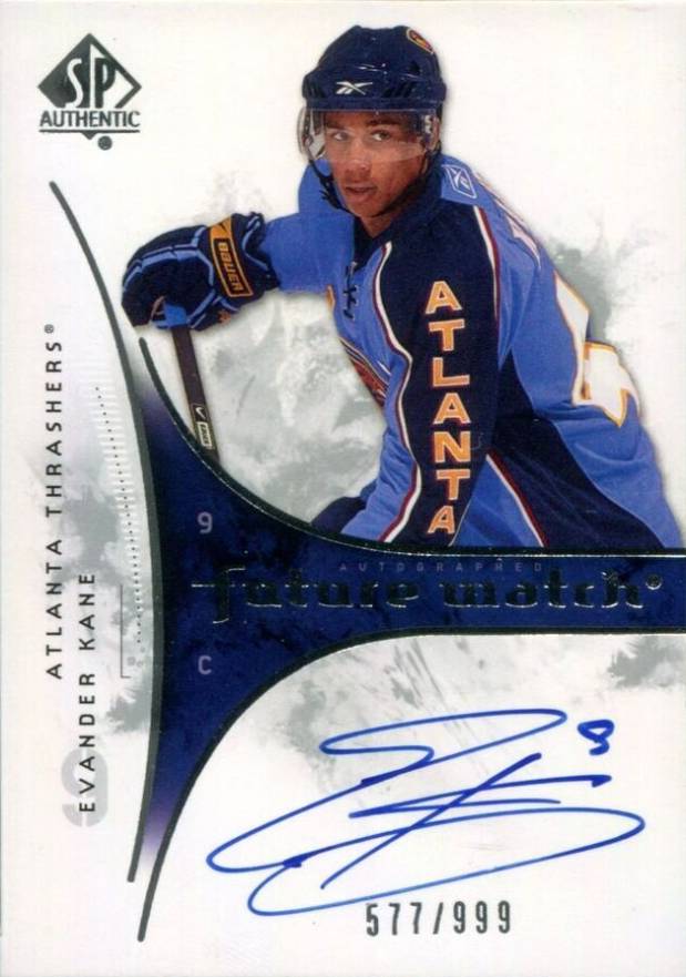 2009 SP Authentic Evander Kane #207 Hockey Card