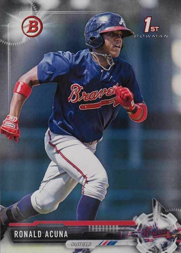 2017 Bowman Prospects Ronald Acuna #BP127 Baseball Card
