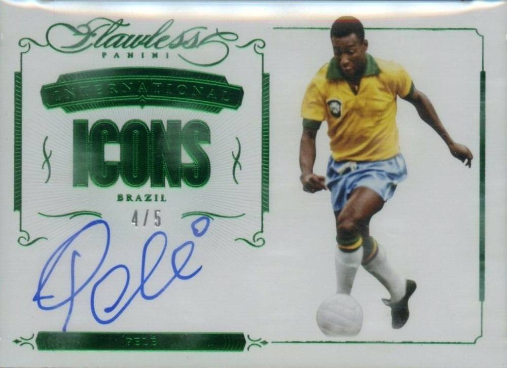 2015 Panini Flawless International Icons Signature Pele #II-P Other Sports Card