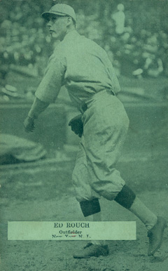 1926 Exhibit Postcard backs (1926-1929) Ed Rouch #44 Baseball Card