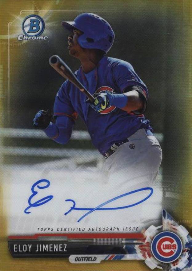 2017 Bowman Prospects Autographs Eloy Jimenez #EJ Baseball Card