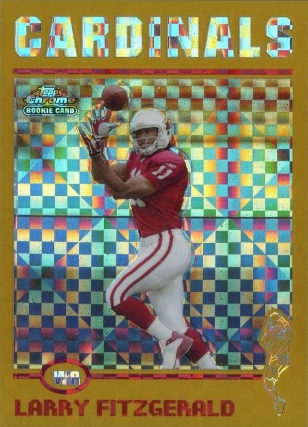 2004 Topps Chrome Larry Fitzgerald #215 Football Card