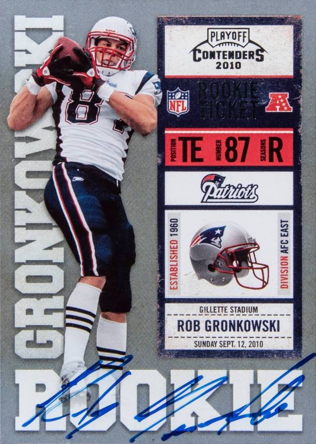 2010 Playoff Contenders Rob Gronkowski #229 Football Card
