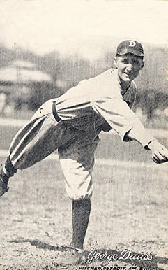 1921 Exhibits 1921 (Set 1) George Dauss # Baseball Card
