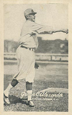 1921 Exhibits 1921 (Set 1) Grover C. Alexander # Baseball Card