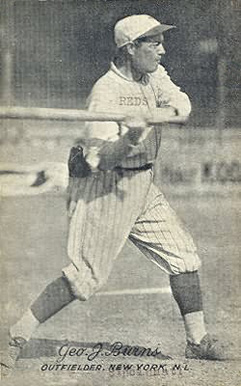 1921 Exhibits 1921 (Set 1) Geo. J. Burns # Baseball Card