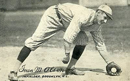 1921 Exhibits 1921 (Set 1) Ivan M. Olson # Baseball Card
