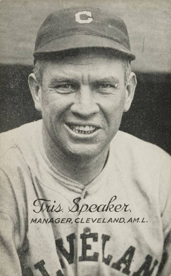 1921 Exhibits 1921 (Set 1) Tris Speaker # Baseball Card