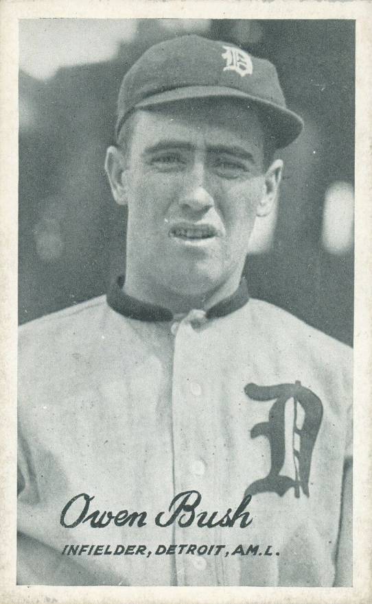 1921 Exhibits 1921 (Set 1) Owen Bush # Baseball Card