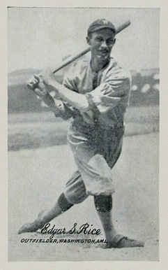 1921 Exhibits 1921 (Set 1) Edgar S. Rice # Baseball Card