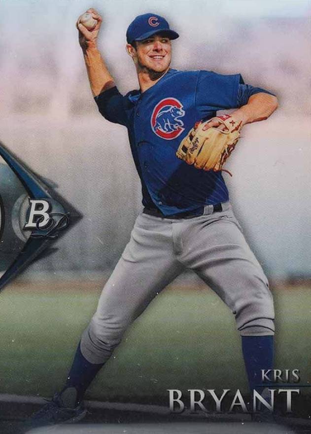 2014 Bowman Platinum Chrome Prospects Kris Bryant #40 Baseball Card