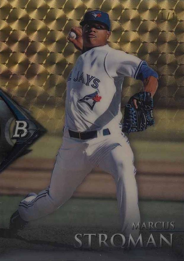 2014 Bowman Platinum Chrome Prospects Marcus Stroman #47 Baseball Card