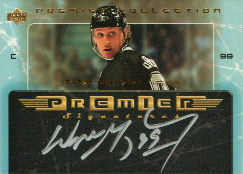 2003 Upper Deck Premier Collection Premier Signatures  Wayne Gretzky #PS-WG Hockey Card