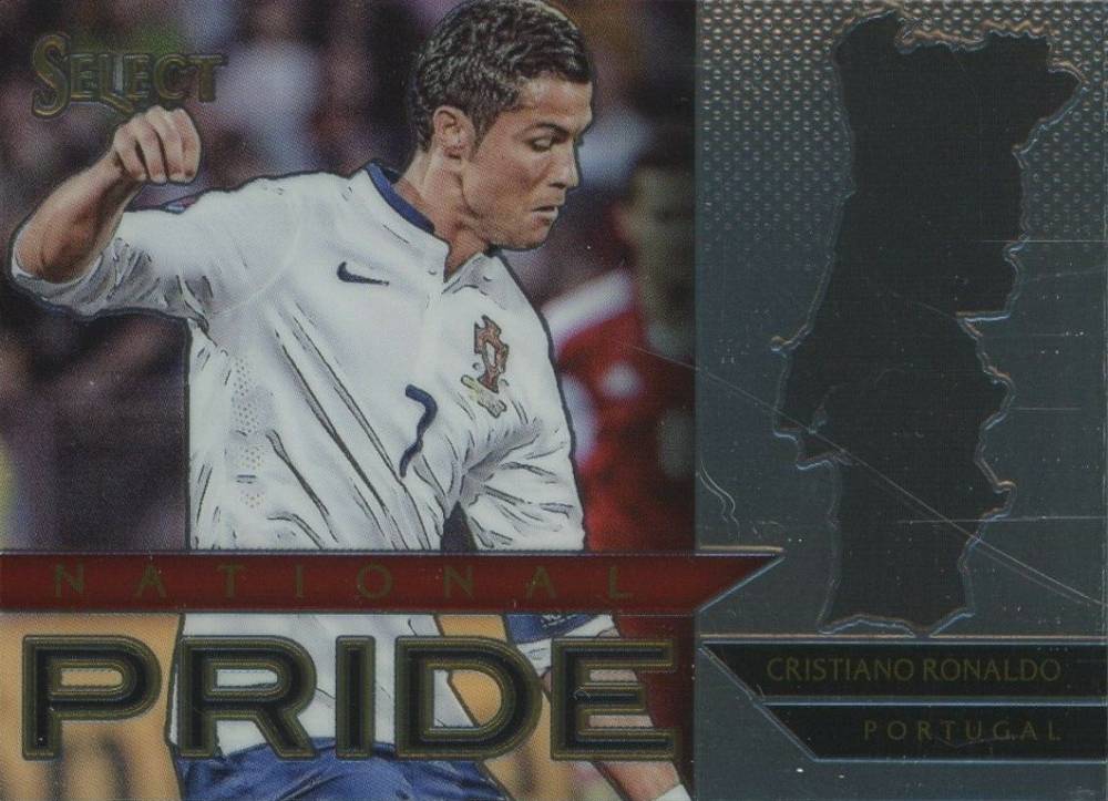 2015 Panini Select National Pride Cristiano Ronaldo #31 Soccer Card