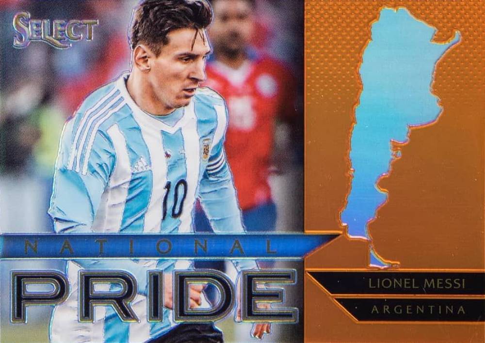 2015 Panini Select National Pride Lionel Messi #2 Soccer Card