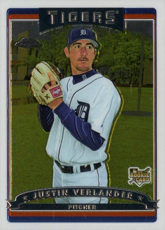 2006 Topps Chrome Justin Verlander #309 Baseball Card