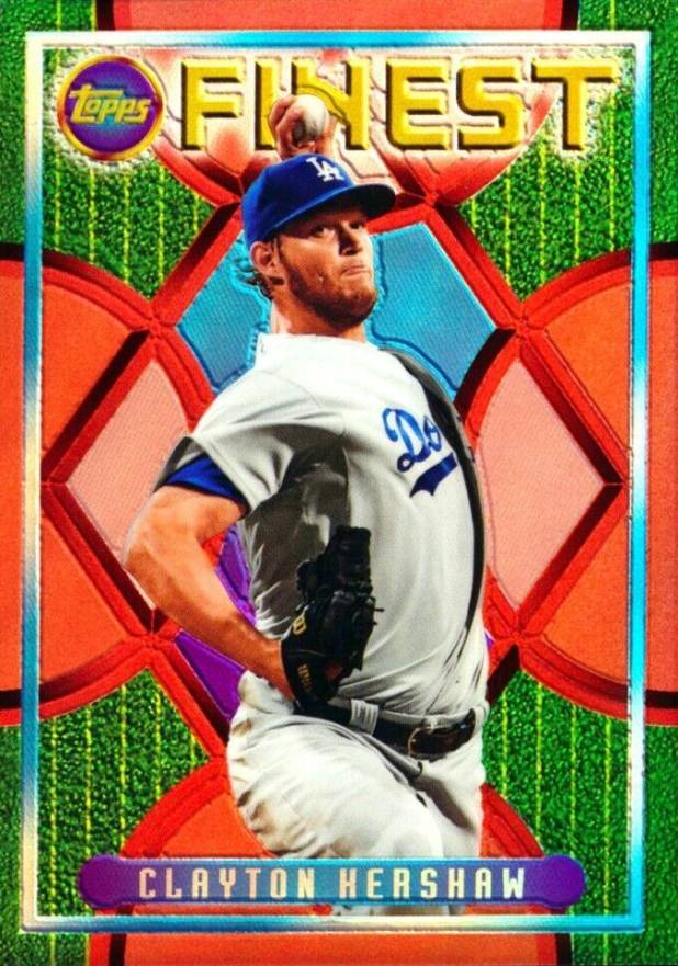 2015 Finest 1995 Finest Clayton Kershaw #94F01 Baseball Card