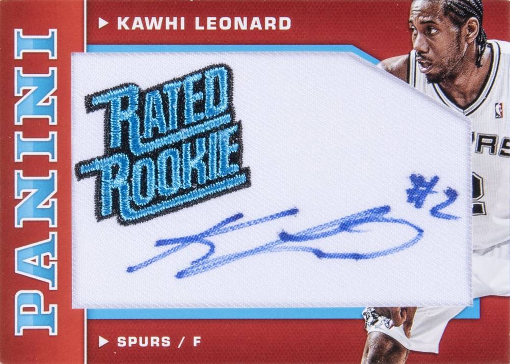2012 Panini Rated Rookie Autograph Kawhi Leonard #56 Basketball Card