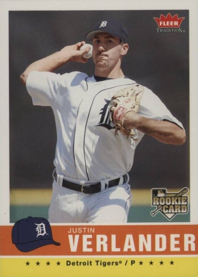 2006 Fleer Tradition Justin Verlander #173 Baseball Card