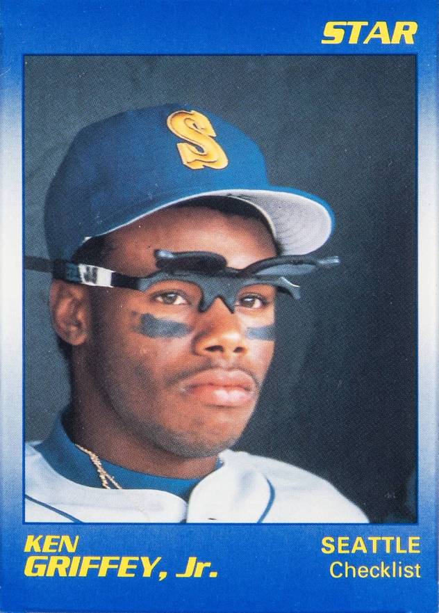 1990 Star Ken Griffey Jr. Blue Ken Griffey Jr. #1 Baseball Card