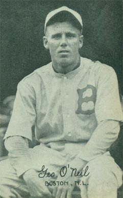 1922 Exhibits 1922 (Set 2) Geo. O'Neil # Baseball Card