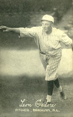 1922 Exhibits 1922 (Set 2) Leon Cadore # Baseball Card