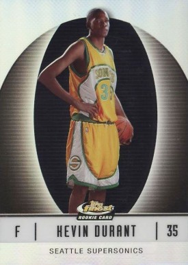 2006 Finest Kevin Durant #102 Basketball Card