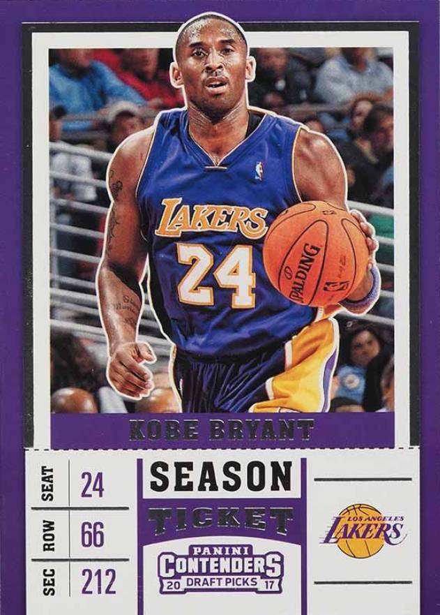 2017 Panini Contenders Draft Picks Kobe Bryant #31 Basketball Card