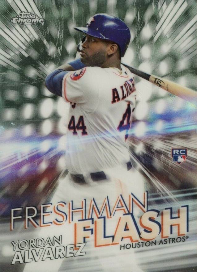 2020 Topps Chrome Freshman Flash Yordan Alvarez #FF15 Baseball Card