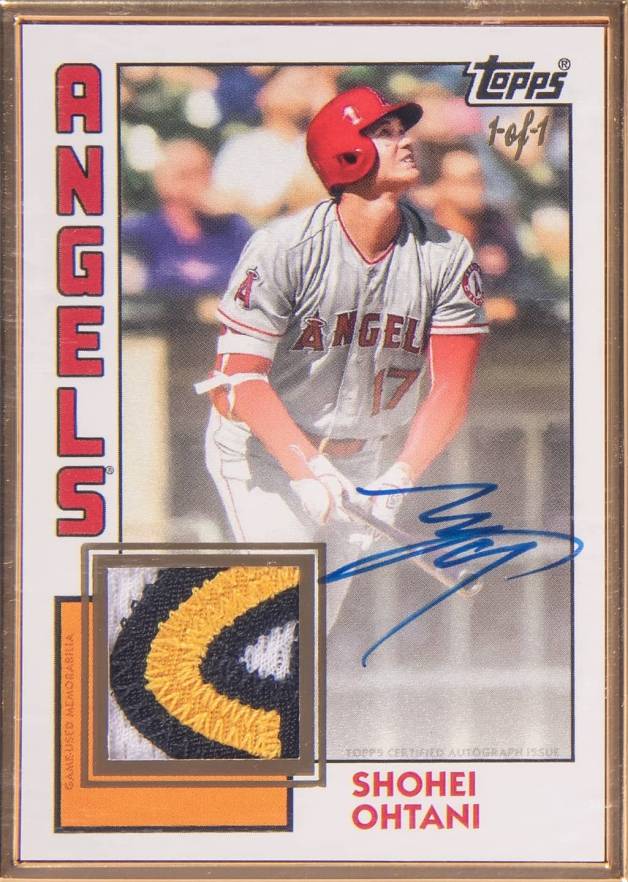 2019 Topps Transcendent Collection Autograph Patches 1/1 Shohei Ohtani #SOT Baseball Card